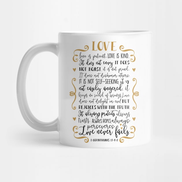 Bible Verse 1 Corinthians 13 1-2 by We Print On Gifts